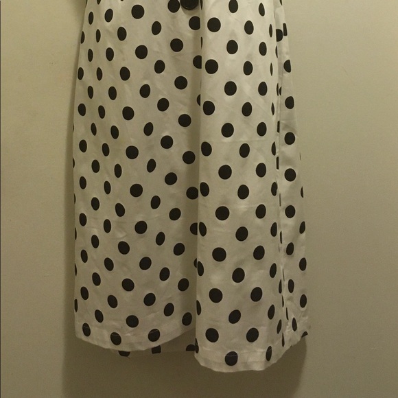 B/W Polka Dot Rock Steady Cherry Dollface Dress 3x - Picture 5 of 9